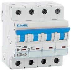 Αυτόματη Ασφάλεια Ράγας 4P 10A 10kA 230V Τύπου C 41403C